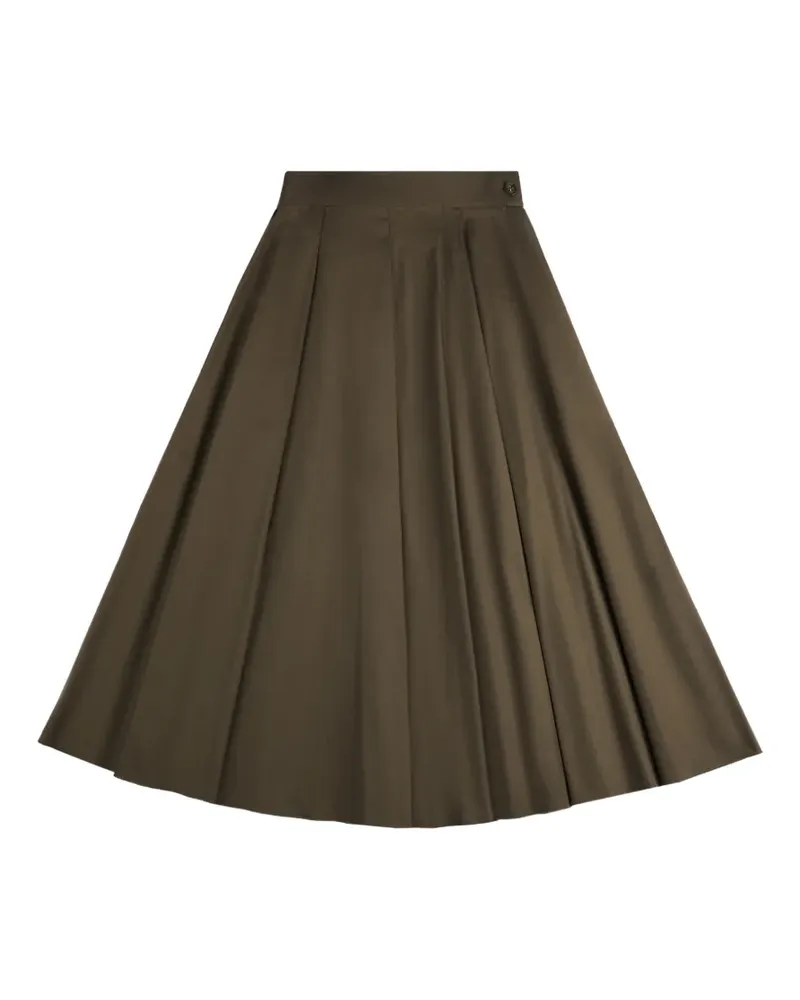 Fay pleated midi skirt - Grün Grün