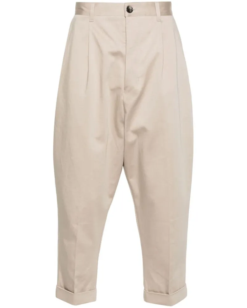 AMI Paris Klassische Cropped-Hose - Nude Nude