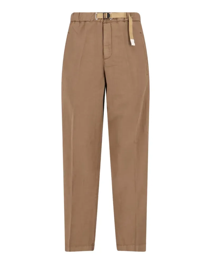 PLAN C Hose mit Gürtel - Braun Braun