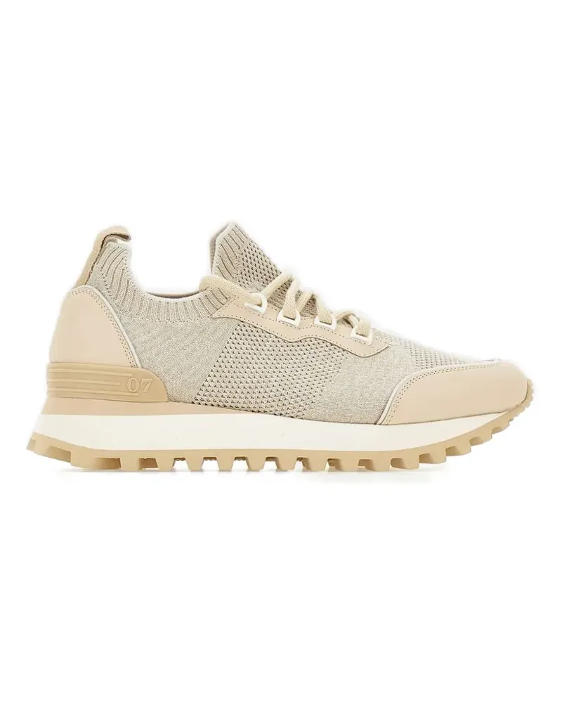 Eleventy lace-up sneakers - Nude Nude