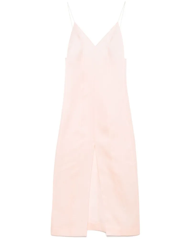 KHAITE Tully Midikleid - Rosa Rosa