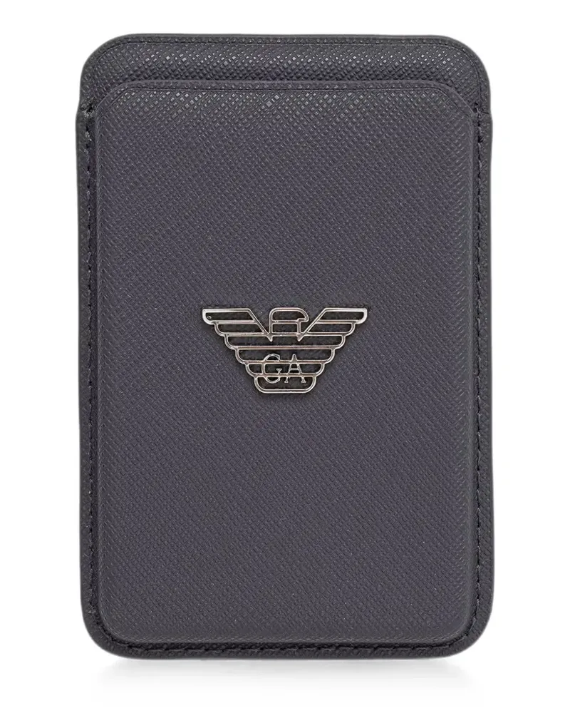 Emporio Armani phone and credit card holder with belt - Grau Grau