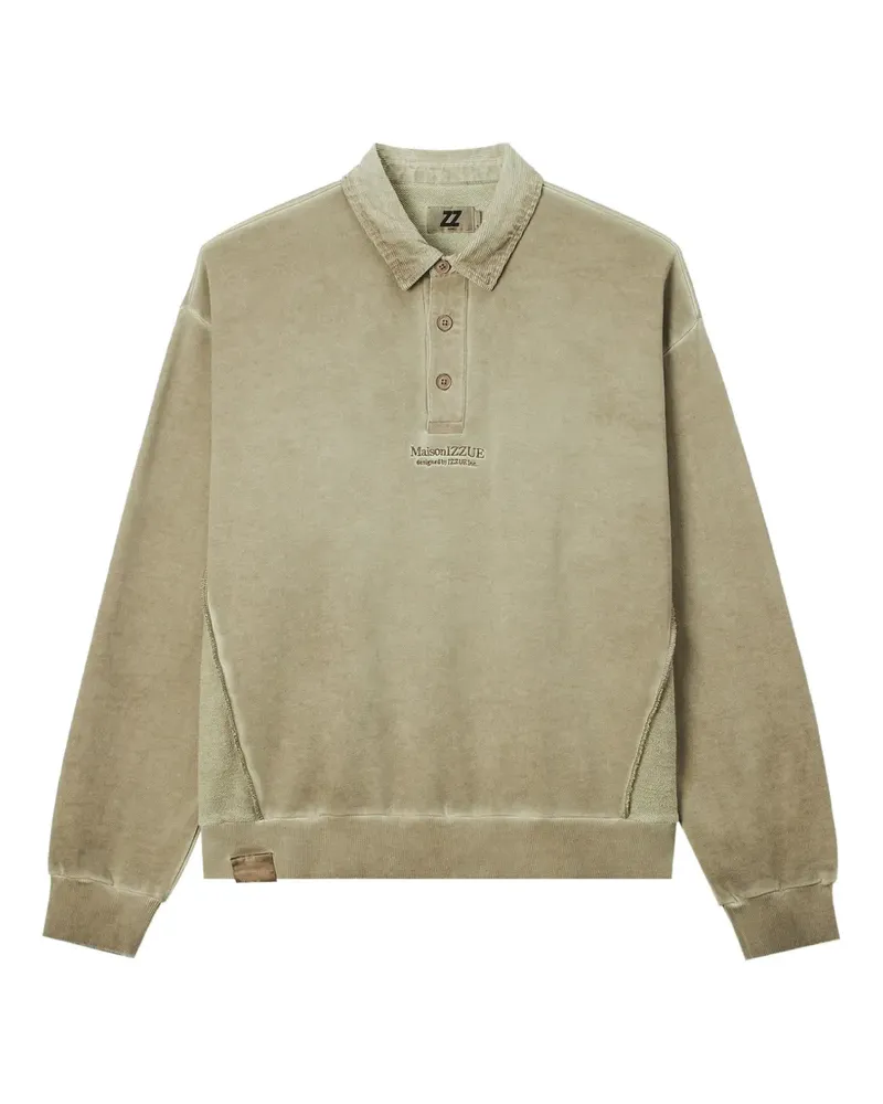 Izzue Sweatshirt mit Logo-Stickerei - Nude Nude