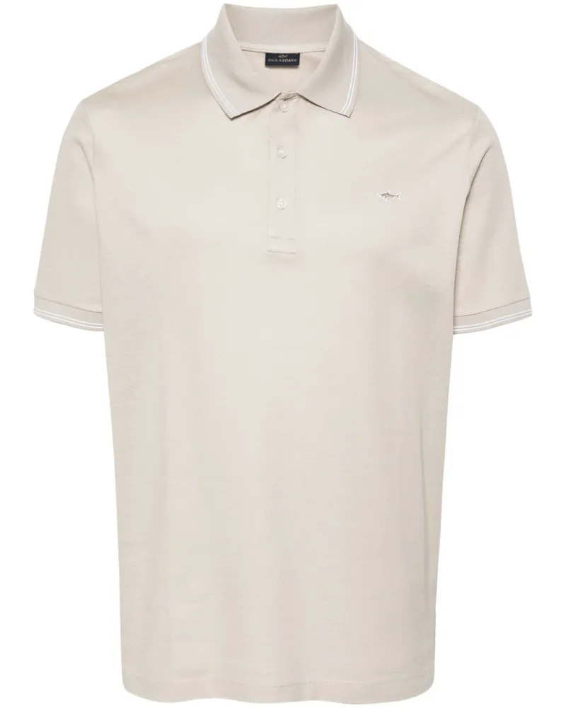 Paul & Shark Poloshirt mit Logo-Stickerei - Nude Nude