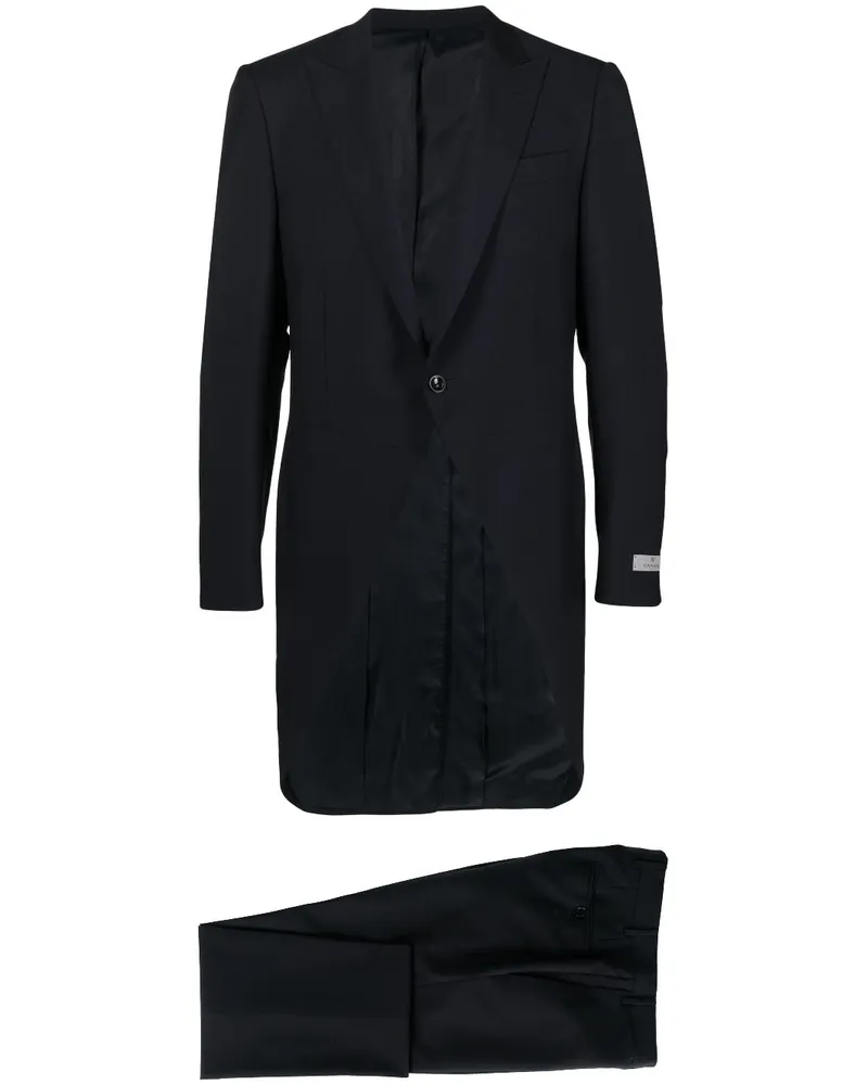 Canali Einreihiger Anzug - Blau Blau