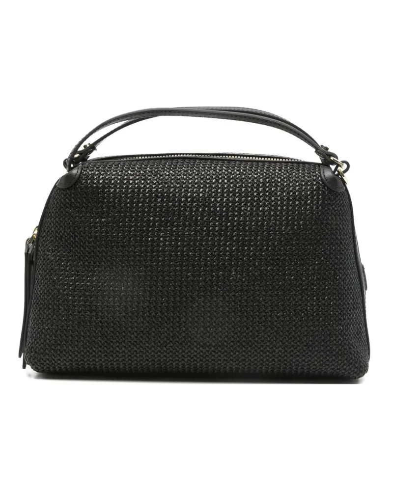 Gianni Chiarini Alifa woven tote bag - Schwarz Schwarz
