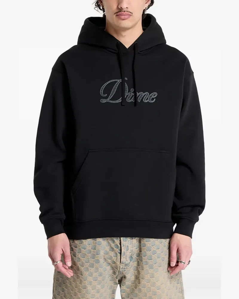 Dime Hoodie mit Cursive-Logo - Schwarz Schwarz