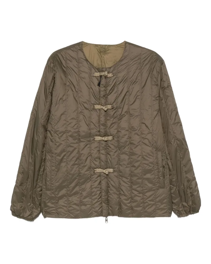 TAION Gesteppte Jacke mit Kordelzug - Grün Grün