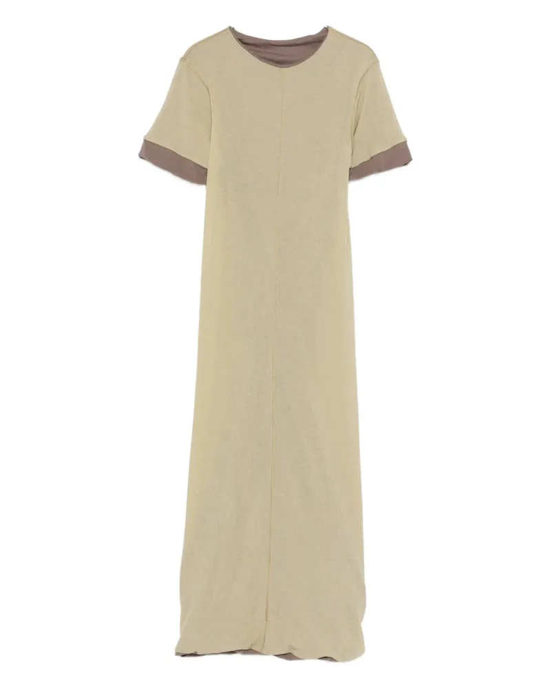 SPORTMAX seam panelled dress - Nude Nude