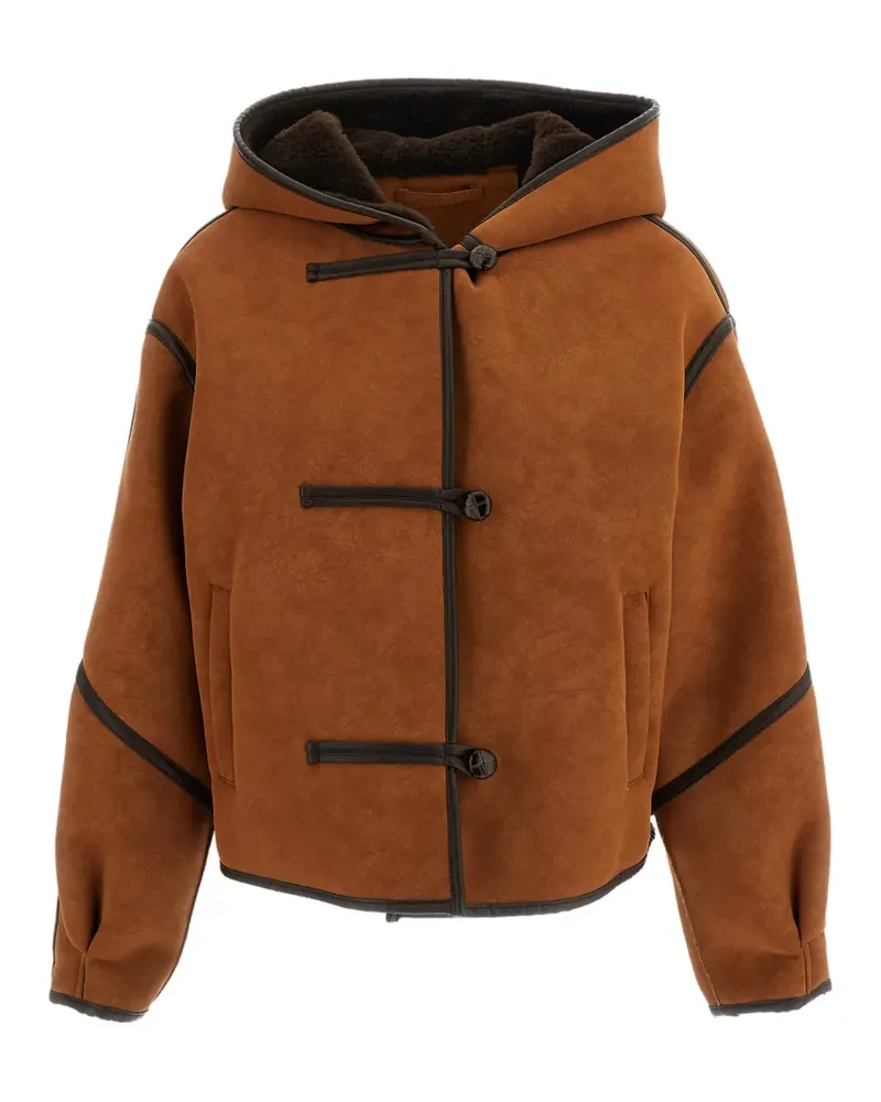STAND Jacke mit Knebelverschlüssen - Braun Braun