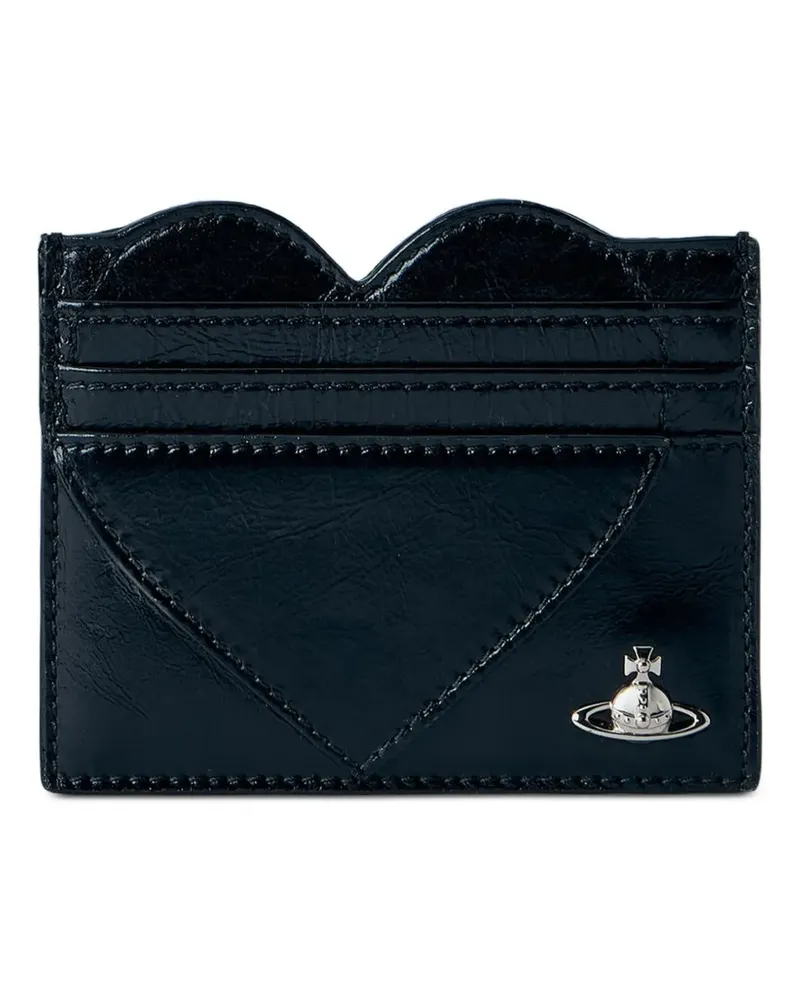 Vivienne Westwood Herz-Kartenetui - Schwarz Schwarz