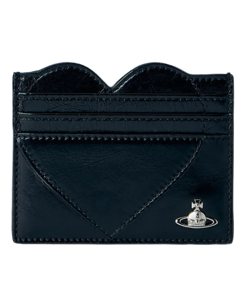 Vivienne Westwood Heart card holder - Schwarz Schwarz