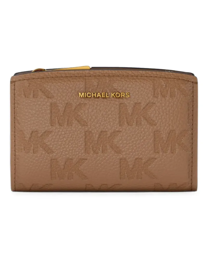 Michael Kors Portemonnaie mit Logo-Prägung - Nude Nude