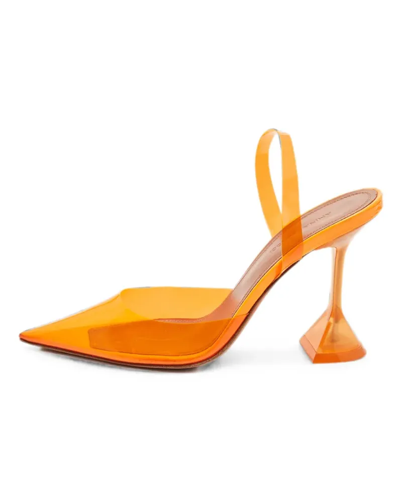 Amina Muaddi Holli slingback pumps - Weiß Weiß