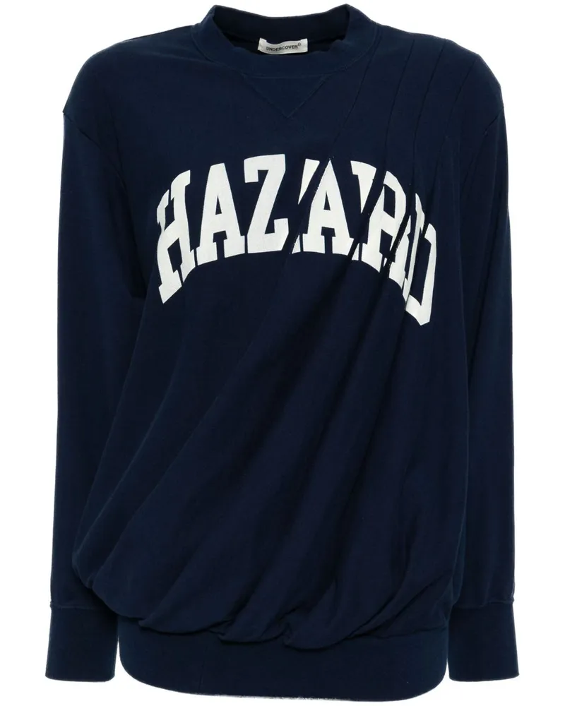 Undercover Drapiertes Sweatshirt - Blau Blau