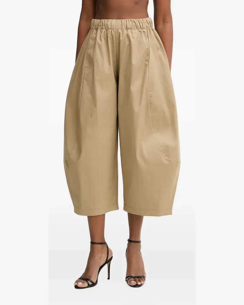 HAVEONE elasticated-waist balloon-leg trousers - Nude Nude