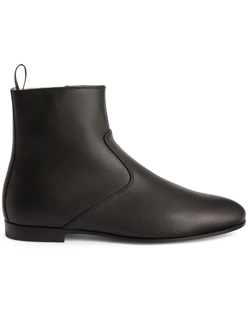 Giuseppe Zanotti Knöchelhohe Ron Stiefel - Schwarz Schwarz