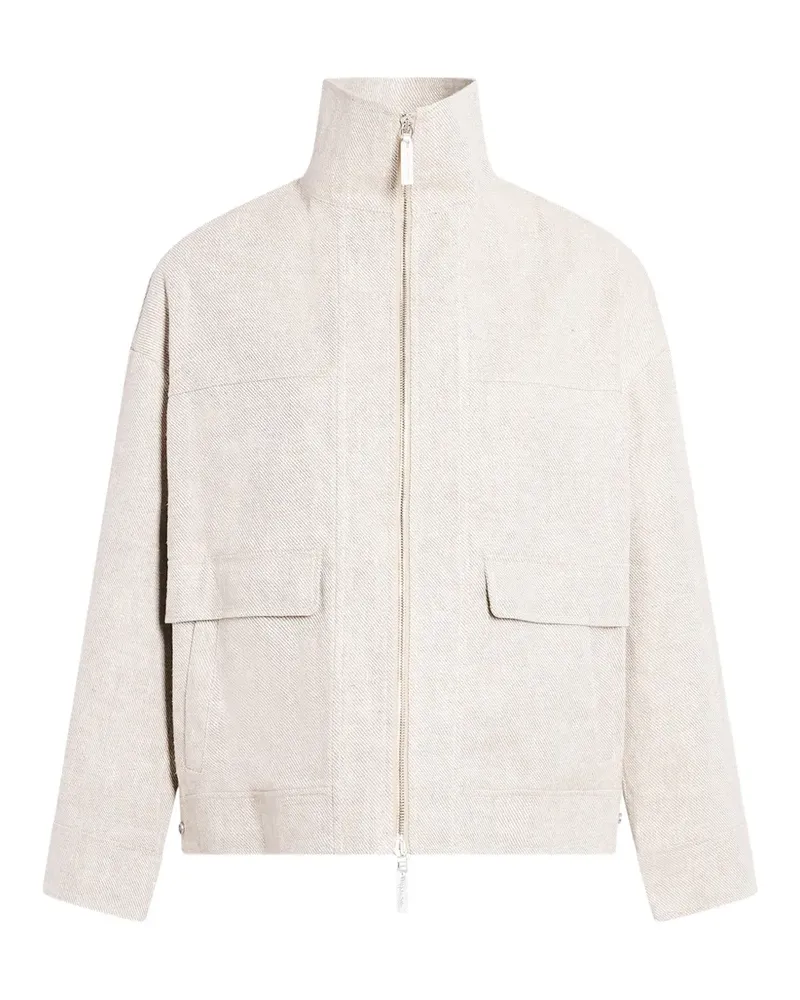 Yves Salomon Doppelseitige Jacke - Grau Grau