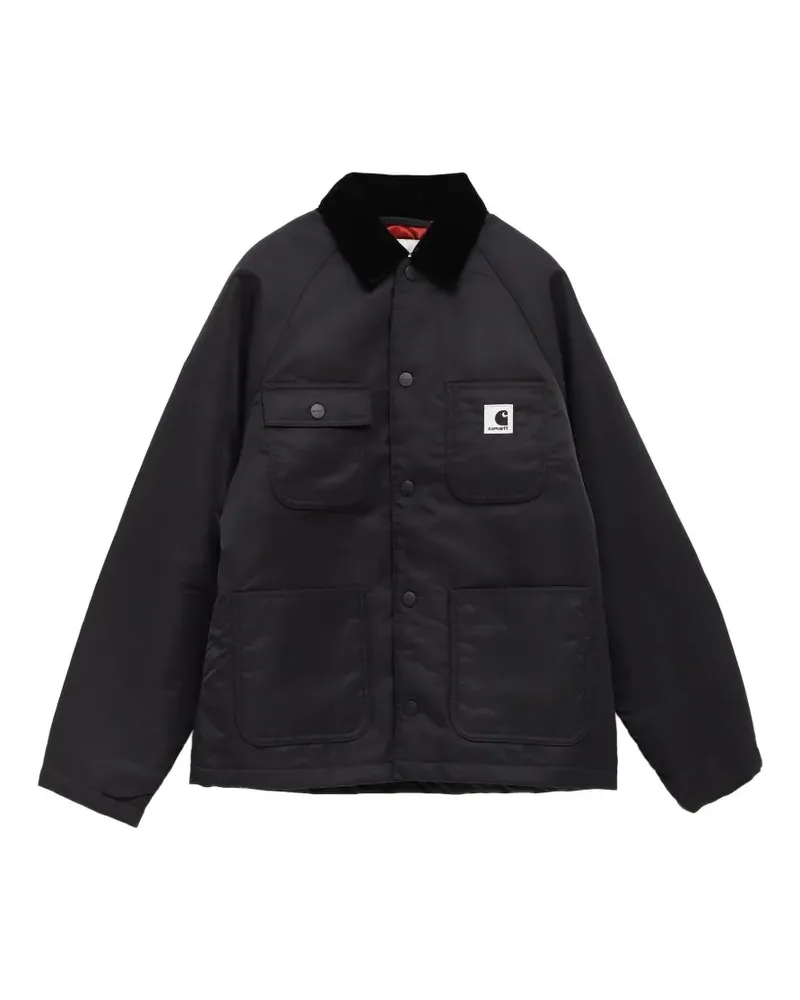 Carhartt WIP Alumni Chore velvet-collar jacket - Schwarz Schwarz