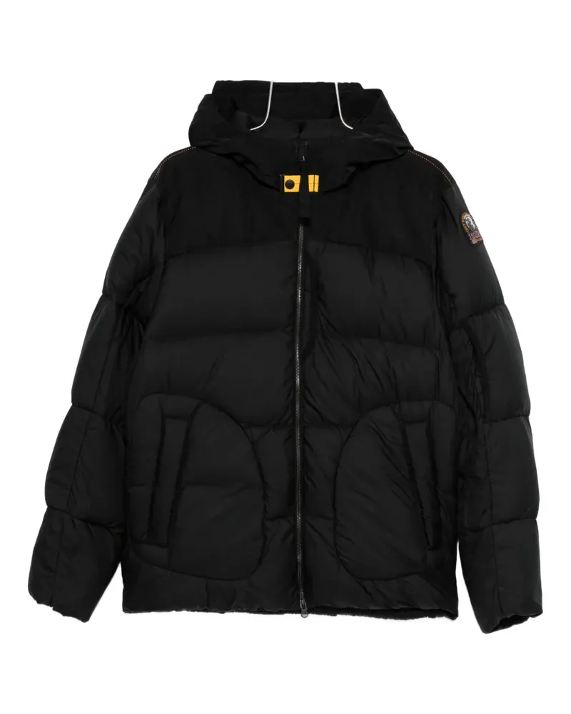 Parajumpers hooded quilted jacket - Schwarz Schwarz