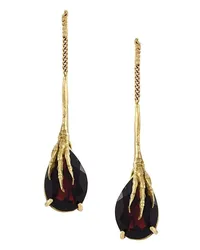 Wouters & Hendrix 18kt 'Crow's Claw' Gelboldohrringe Metallic