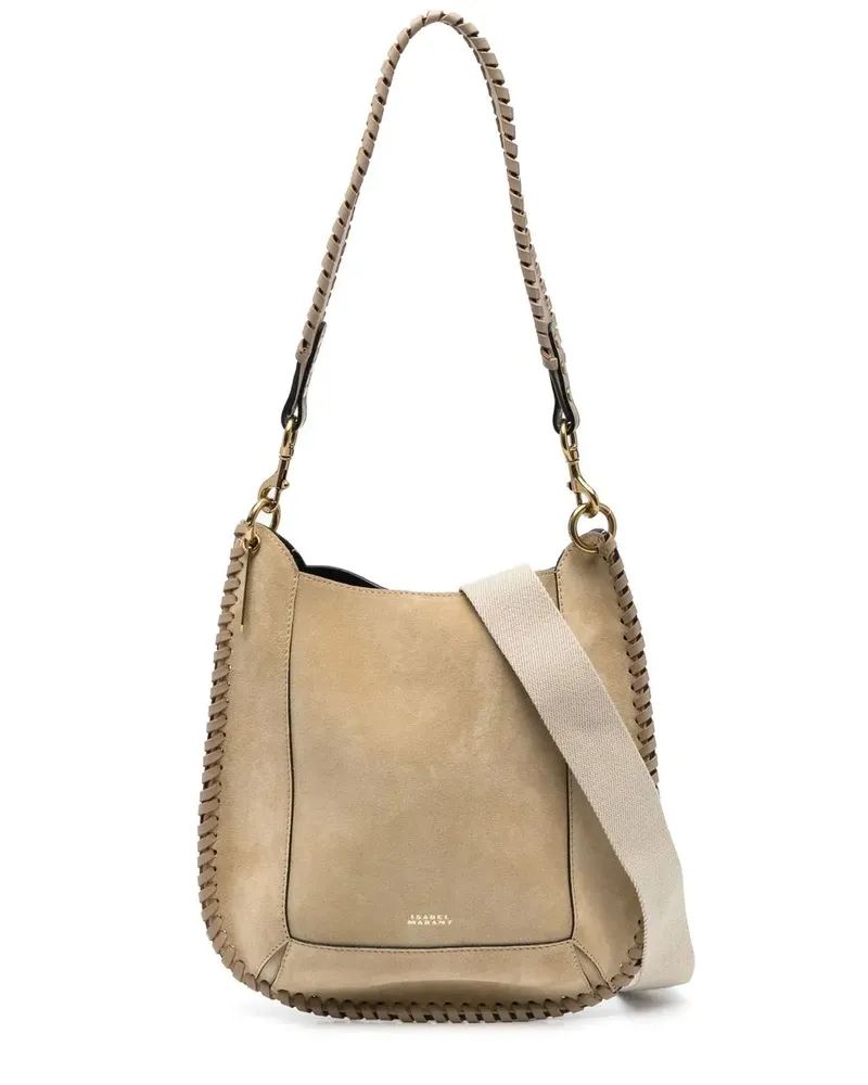 Isabel Marant Schultertasche mit Ziernähten - Braun Braun