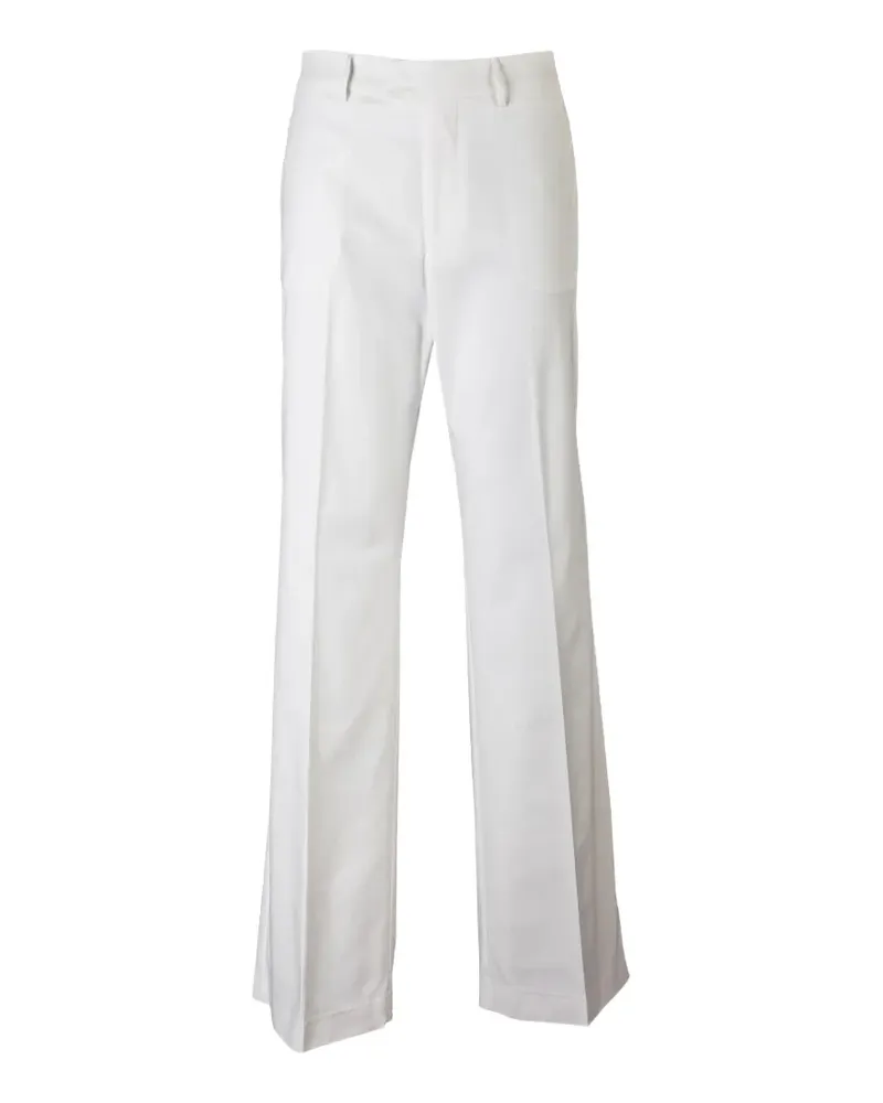 Berwich pressed-crease palazzo pants - Weiß Weiß