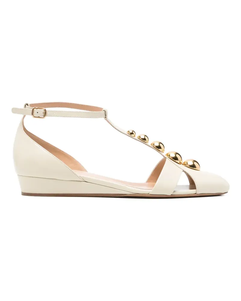 Chloé Cleia T-bar sandals - Nude Nude