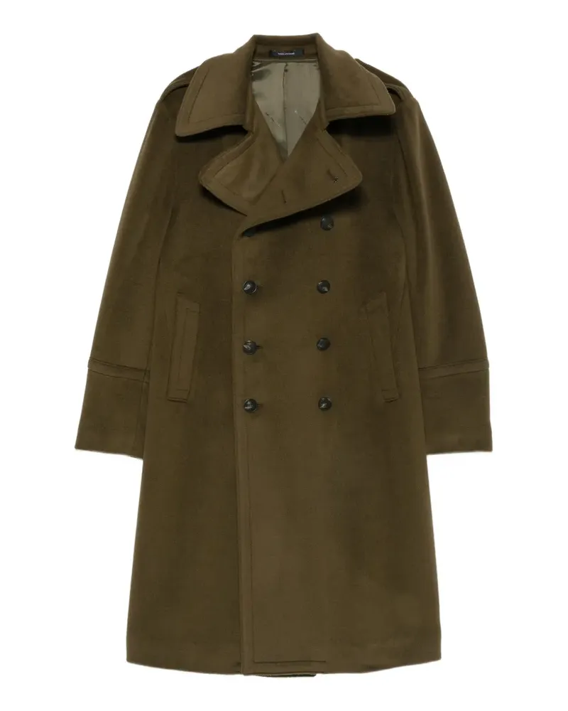Tagliatore double-breasted martingale coat - Grün Grün