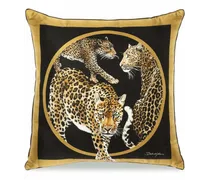Kissen mit Leoparden-Print
