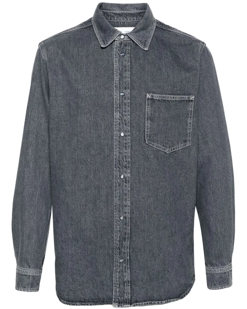 Samsøe & Samsøe Sadamon Hemd aus Denim - Grau Grau