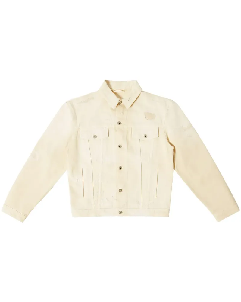 Heron Preston Jacke mit Logo-Patch - Weiß Weiß