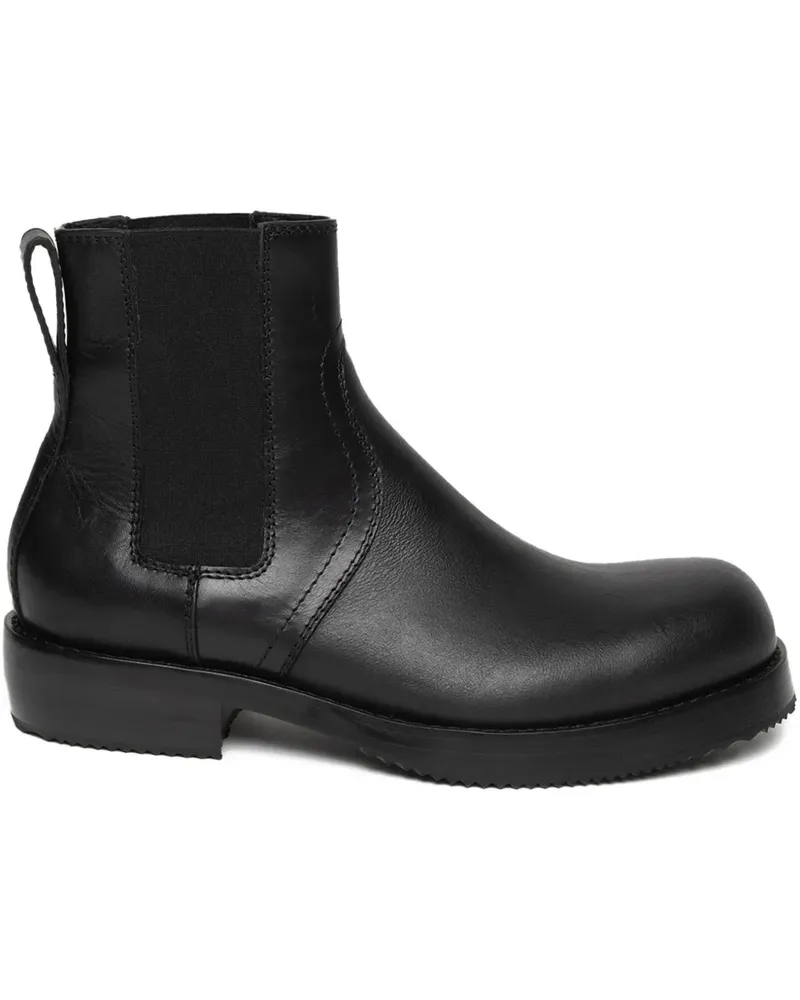 Dries van Noten Chelsea-Boots aus Leder - Schwarz Schwarz