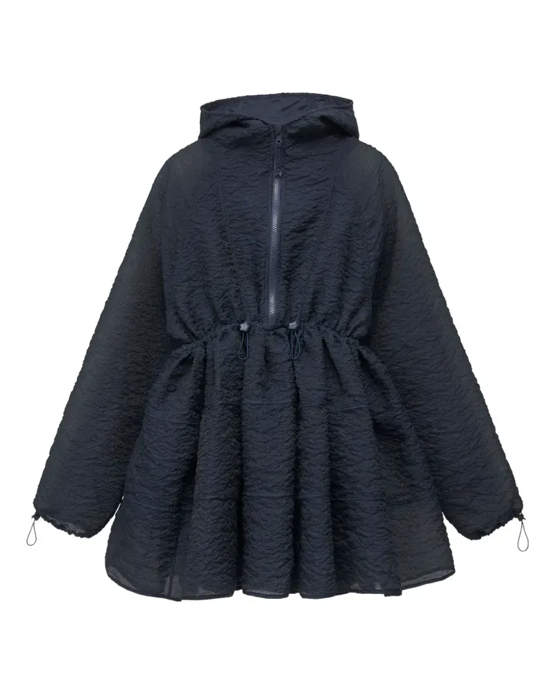 Cecilie Bahnsen CBFreesia quilted-effect hooded mini dress - Blau Blau