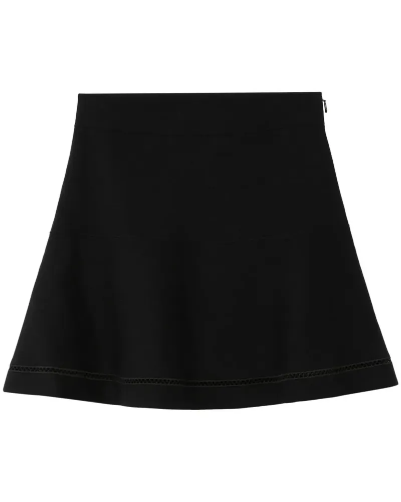 Burberry Taillenrock mit Reißverschluss - Schwarz Schwarz