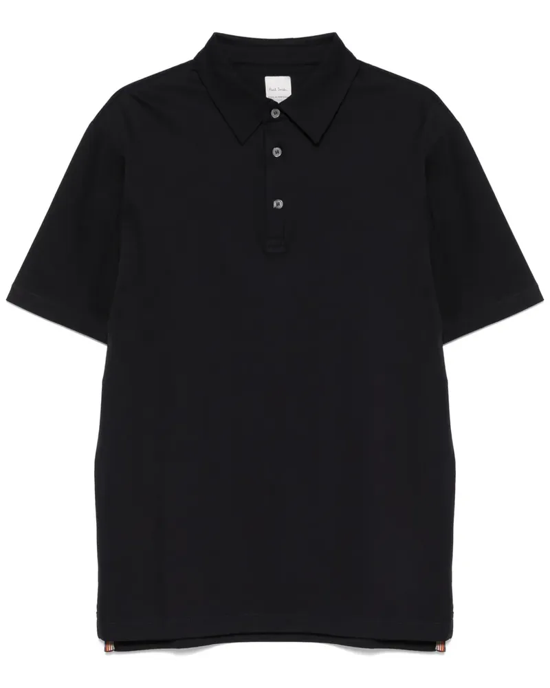 Paul Smith Interlock Poloshirt - Schwarz Schwarz