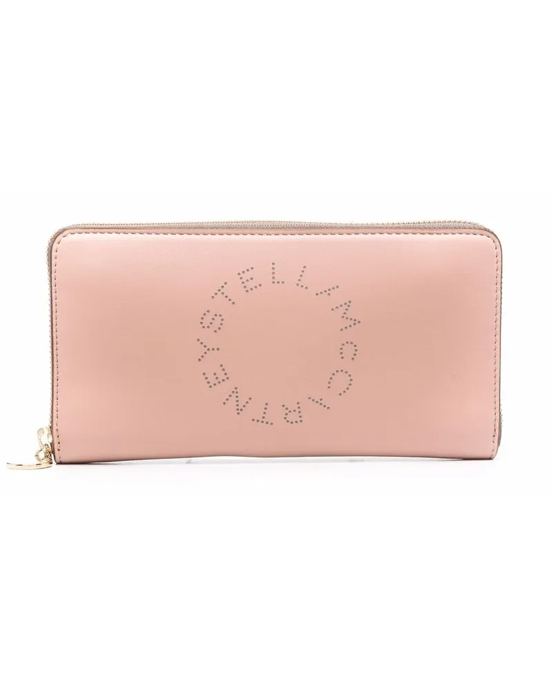 Stella McCartney Portemonnaie mit Stella-Logo Rosa