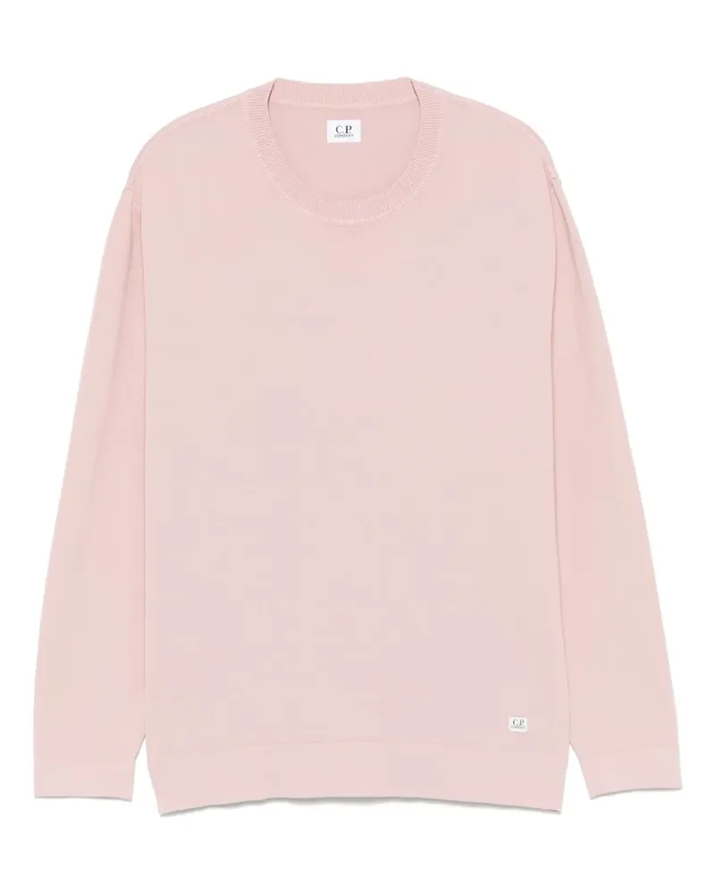 C.P. Company T-Shirt aus Baumwollkrepp - Rosa Rosa