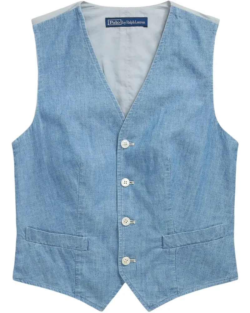 Ralph Lauren Top aus Baumwolle - Blau Blau