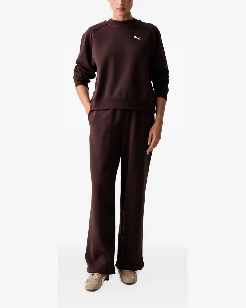 Puma Loungewear Jogginganzug aus Fleece - Braun Braun