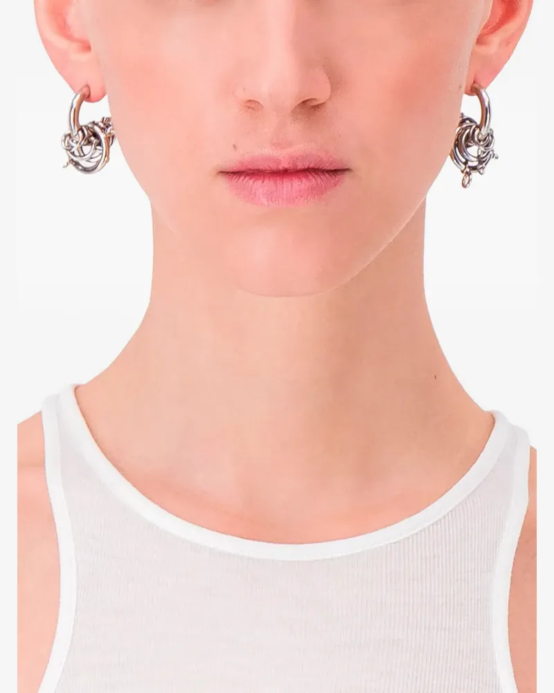 Justine Clenquet Jay earrings - Silber Silber