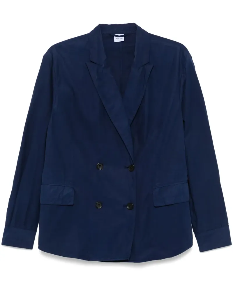 ASPESI Doppelreihiger Blazer - Blau Blau