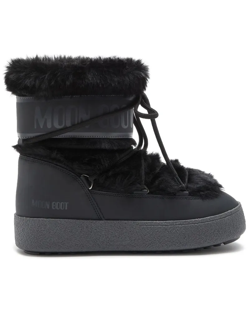 Moon Boot Stiefel aus Faux Fur - Schwarz Schwarz