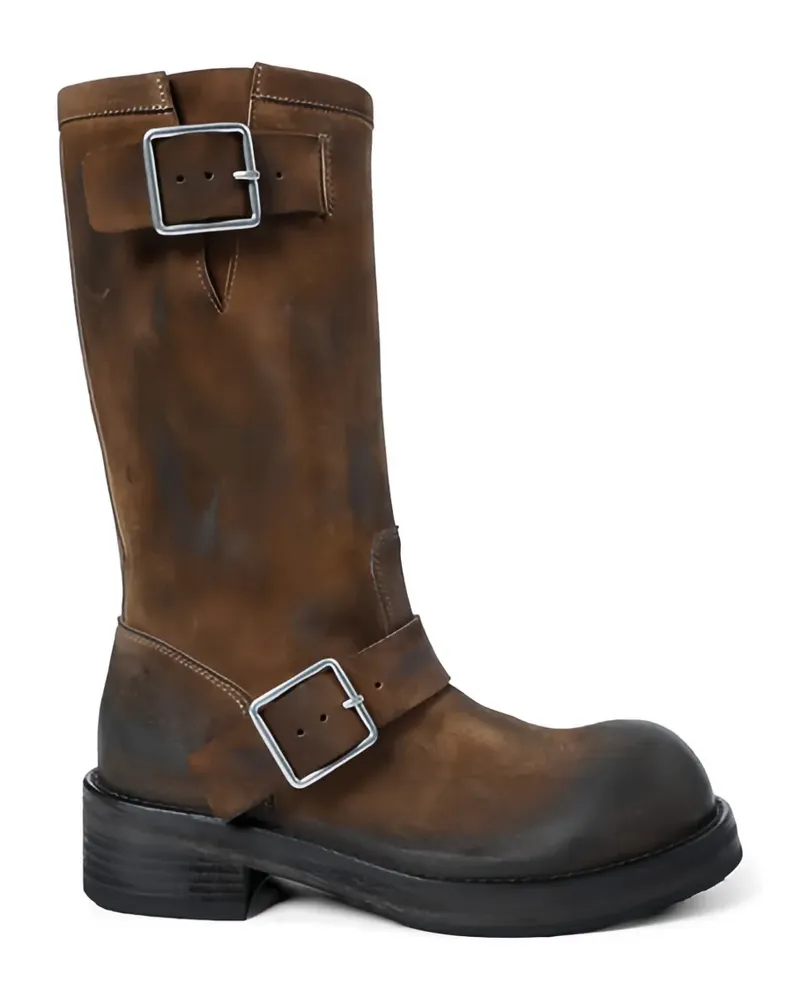 Ann Demeulemeester Sarith Engineer Bikerstiefel - Braun Braun