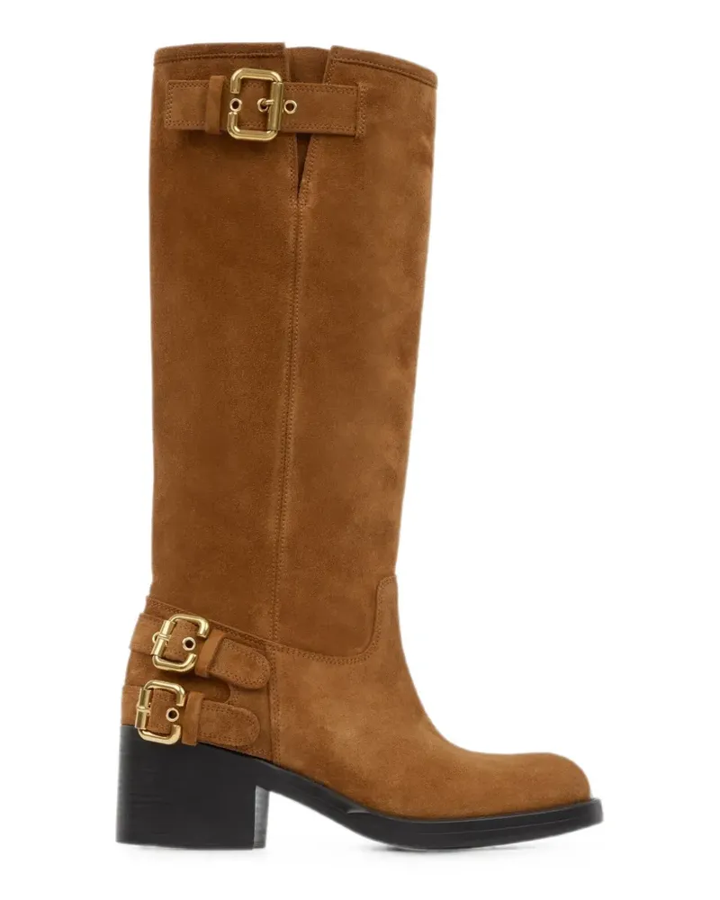Chloé Dakota buckle-fastening boots - Braun Braun