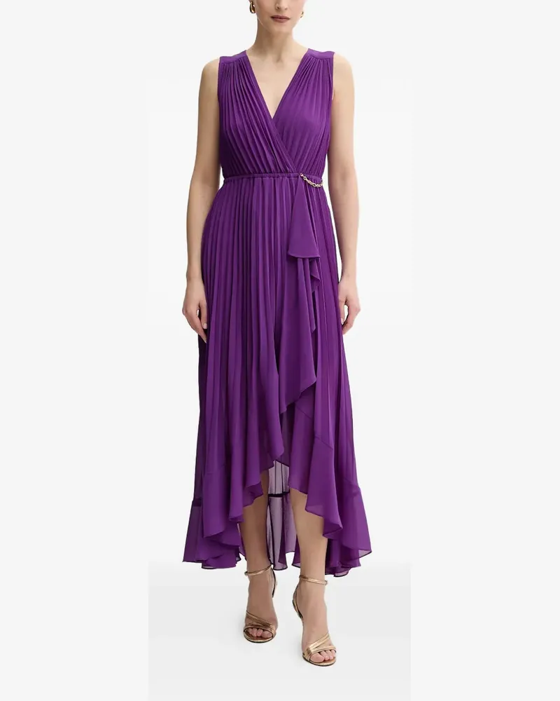 Morgan Maxikleid mit Falten - Violett Violett