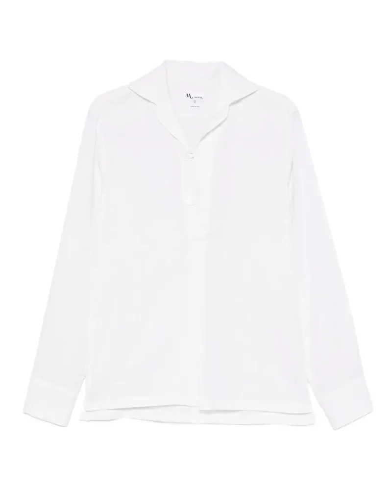 Doppiaa long-sleeve spread-collar shirt - Nude Nude