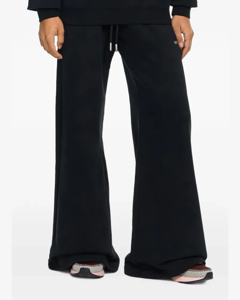OFF-WHITE Bookish Jogginghose mit Logo-Print - Schwarz Schwarz