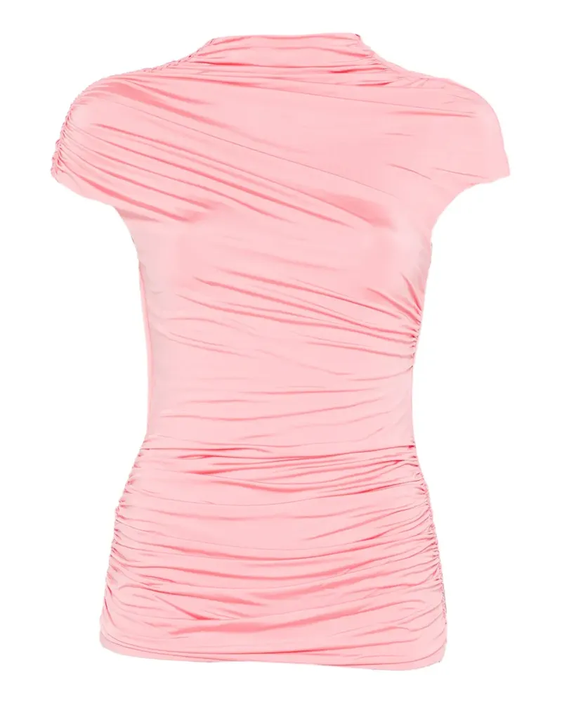 Self-Portrait draped top - Rosa Rosa