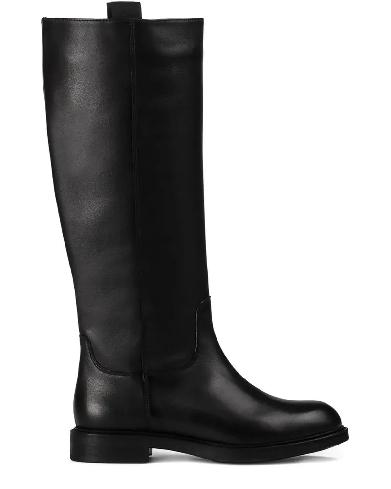 Doucal´s Stiefel mit Reißverschluss - Schwarz Schwarz
